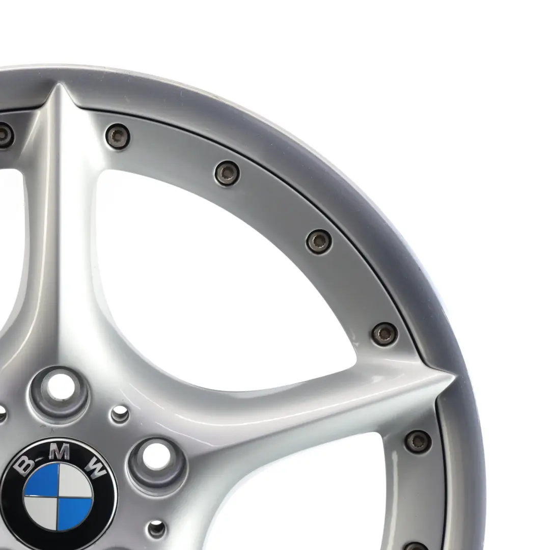 BMW Z4 E85 E86 Rear Silver Wheel Alloy Rim 18" 8,5J ET:50 Star Spoke 108 - SKU 6758195-1 - Part number 6758195