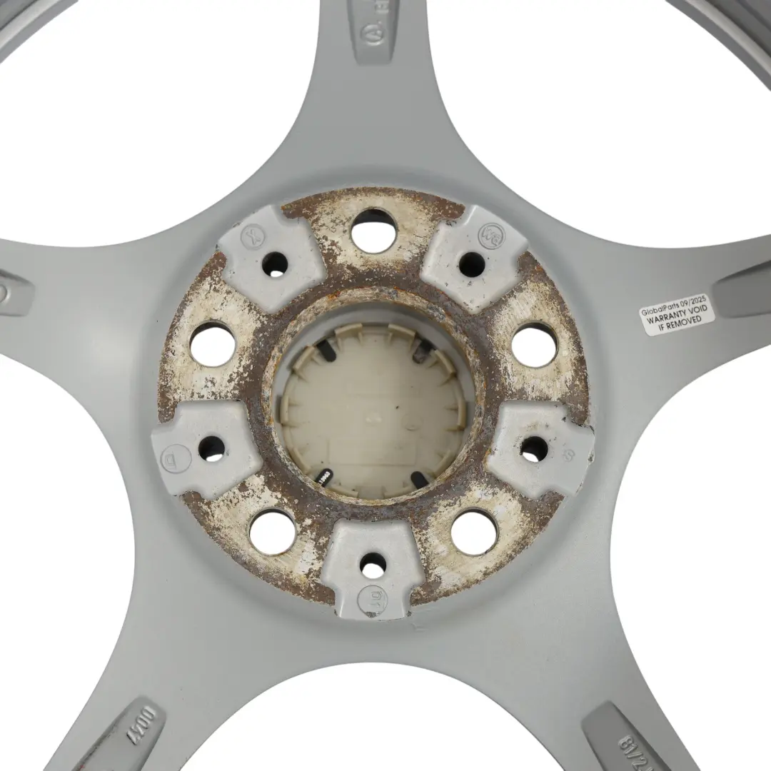 BMW Z4 E85 Silver Rear Wheel Alloy Rim 18" 8,5J ET:50 Star Spoke 108 BBS - SKU 6758195-2 - Part number 6758195