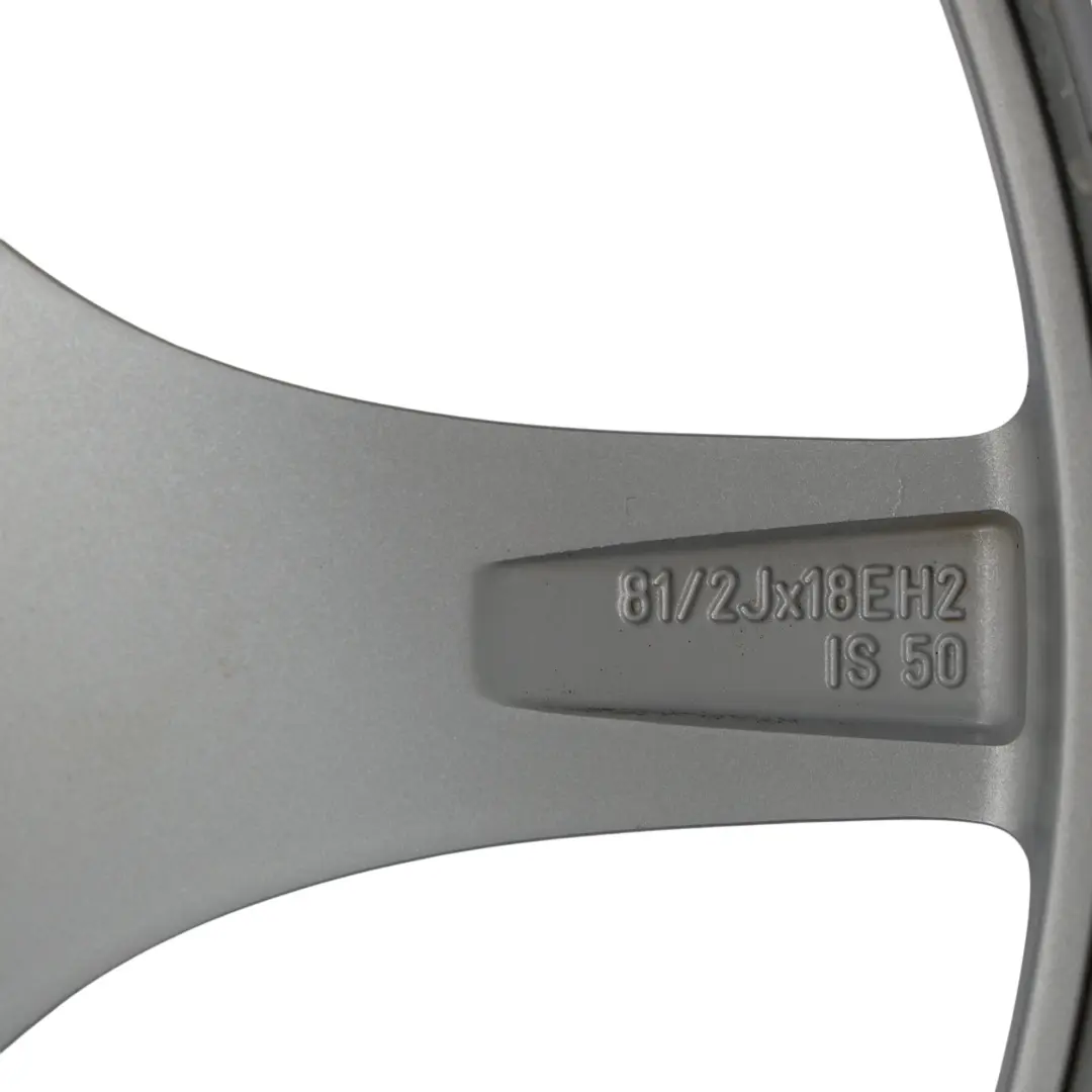 BMW Z4 E85 Silver Rear Wheel Alloy Rim 18" 8,5J ET:50 Star Spoke 108 BBS - SKU 6758195-2 - Part number 6758195