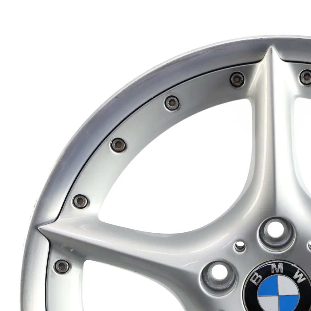 BMW Z4 E85 Silver Rear Wheel Alloy Rim 18" 8,5J ET:50 Star Spoke 108 BBS - SKU 6758195-2 - Part number 6758195