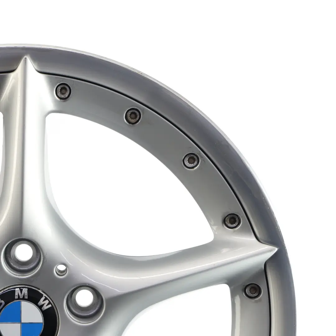 BMW Z4 E85 Silver Rear Wheel Alloy Rim 18" 8,5J ET:50 Star Spoke 108 BBS - SKU 6758195-2 - Part number 6758195