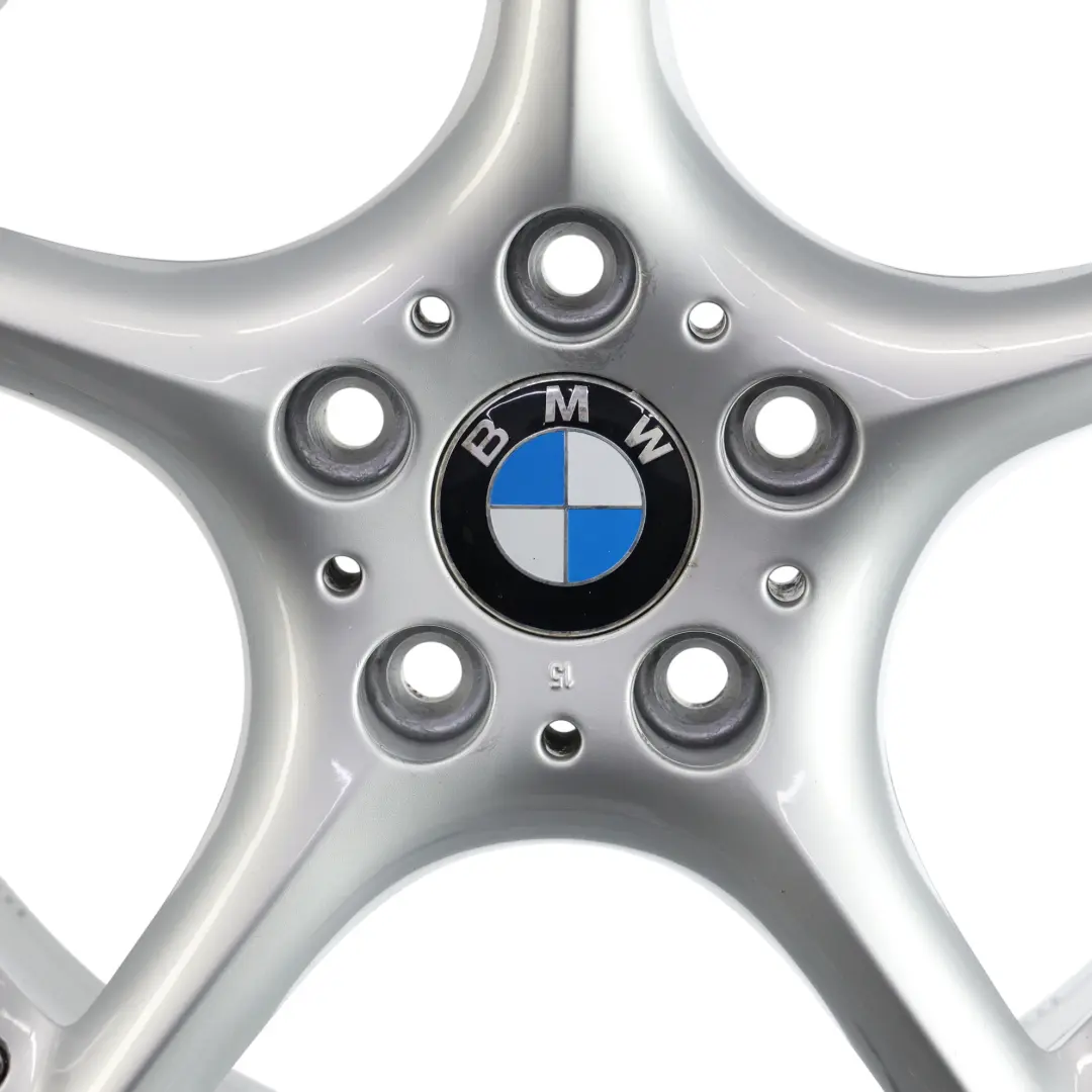 BMW Z4 E85 Silver Rear Wheel Alloy Rim 18" 8,5J ET:50 Star Spoke 108 BBS - SKU 6758195-2 - Part number 6758195