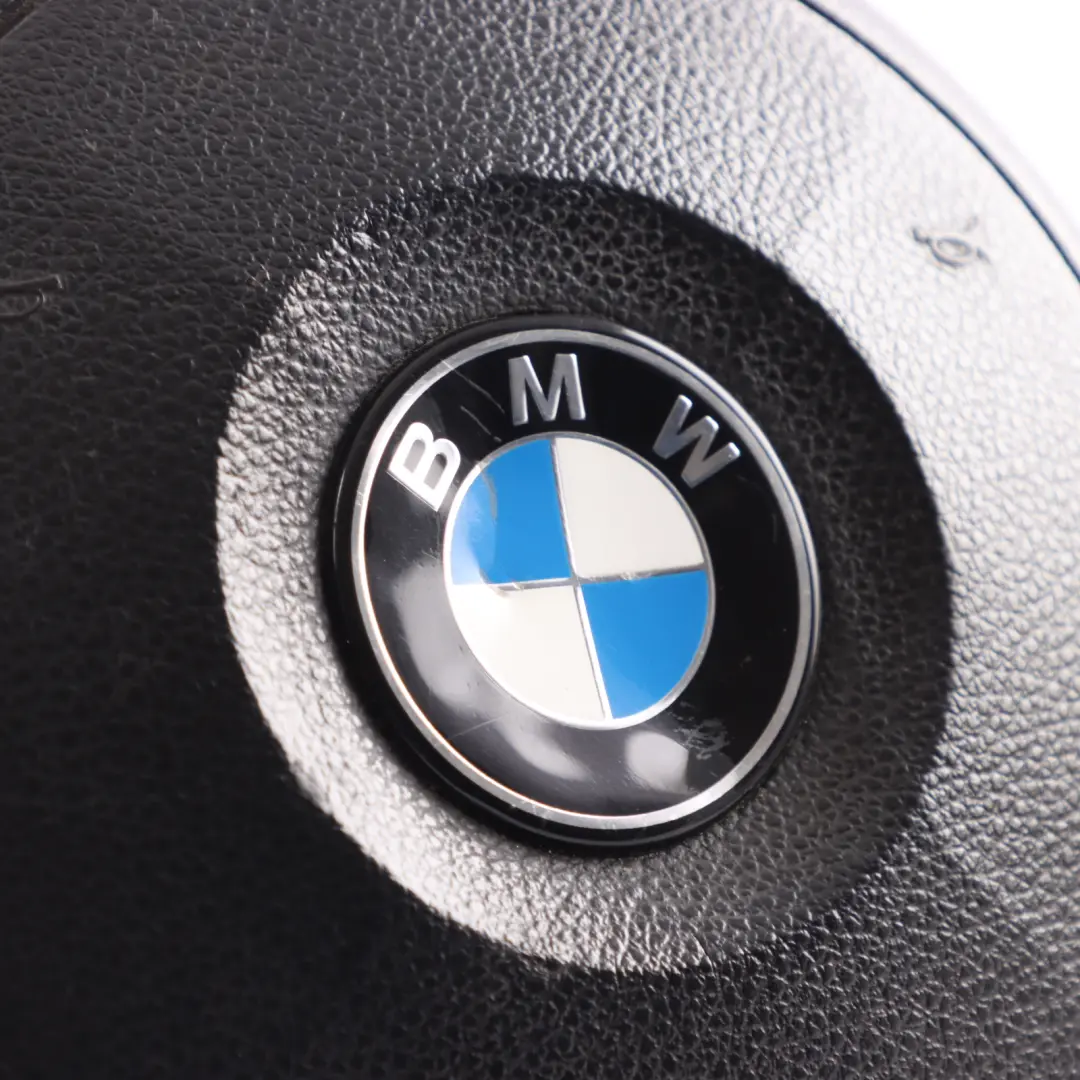 BMW E60 E61 E63 Steering Wheel M-Sport Air Module Driver's Side Black - SKU 6761382 - Part number 6761382