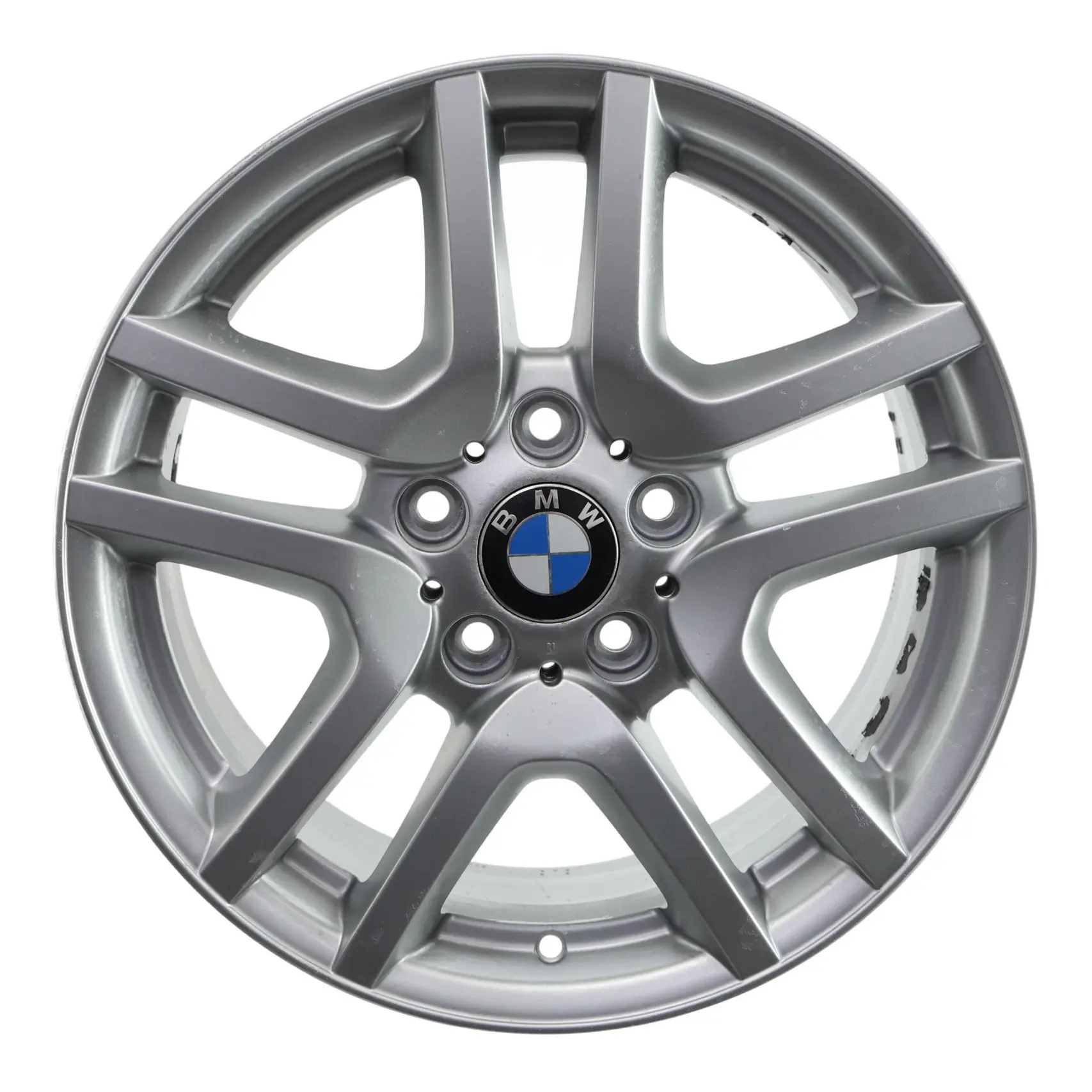 BMW X5 E53 Silver Light Alloy Wheel Rim V spoke 130 17" 7,5J ET:40 6761929