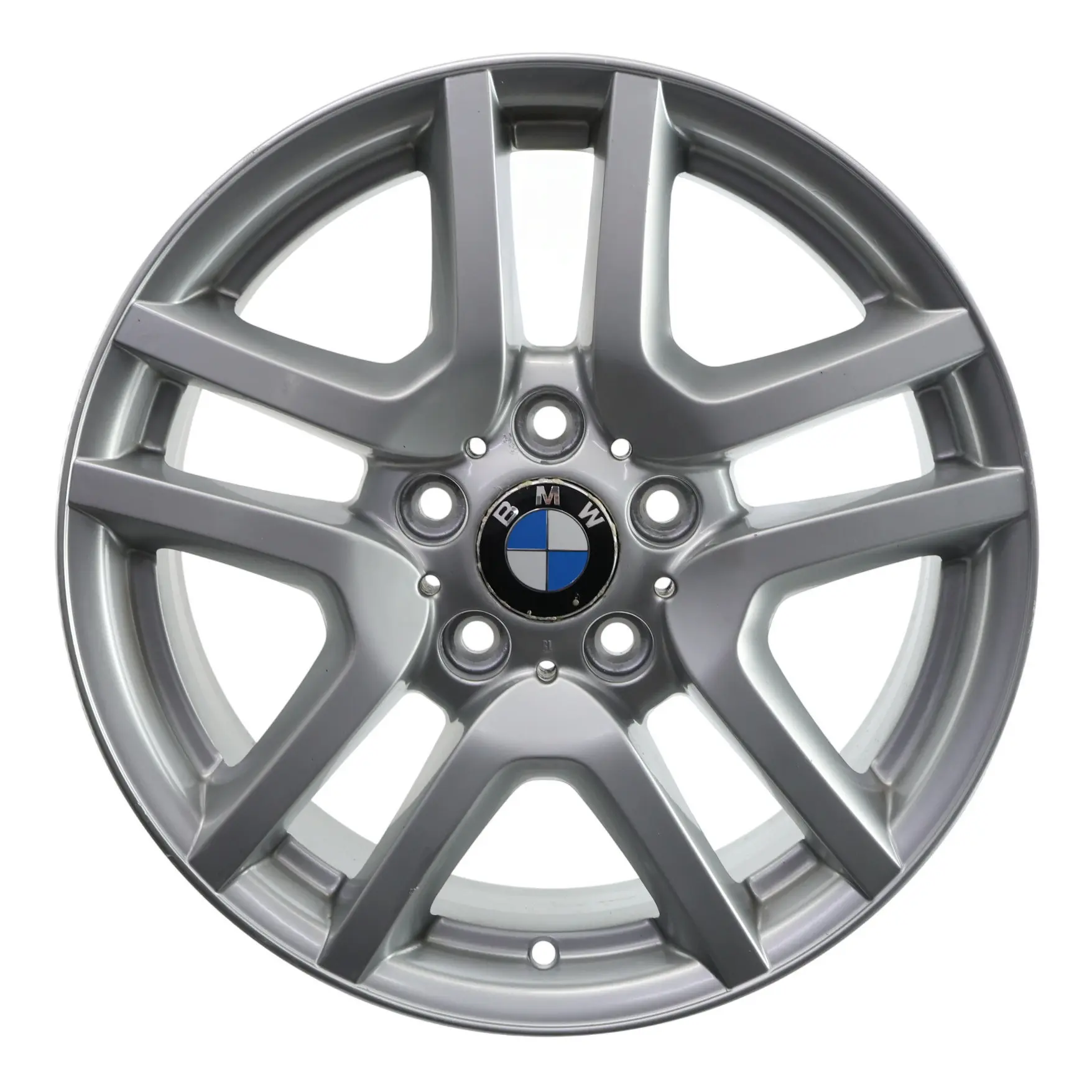 BMW X5 E53 Silver Light Alloy Wheel Rim V spoke 130 17" 7,5J ET:40 6761929