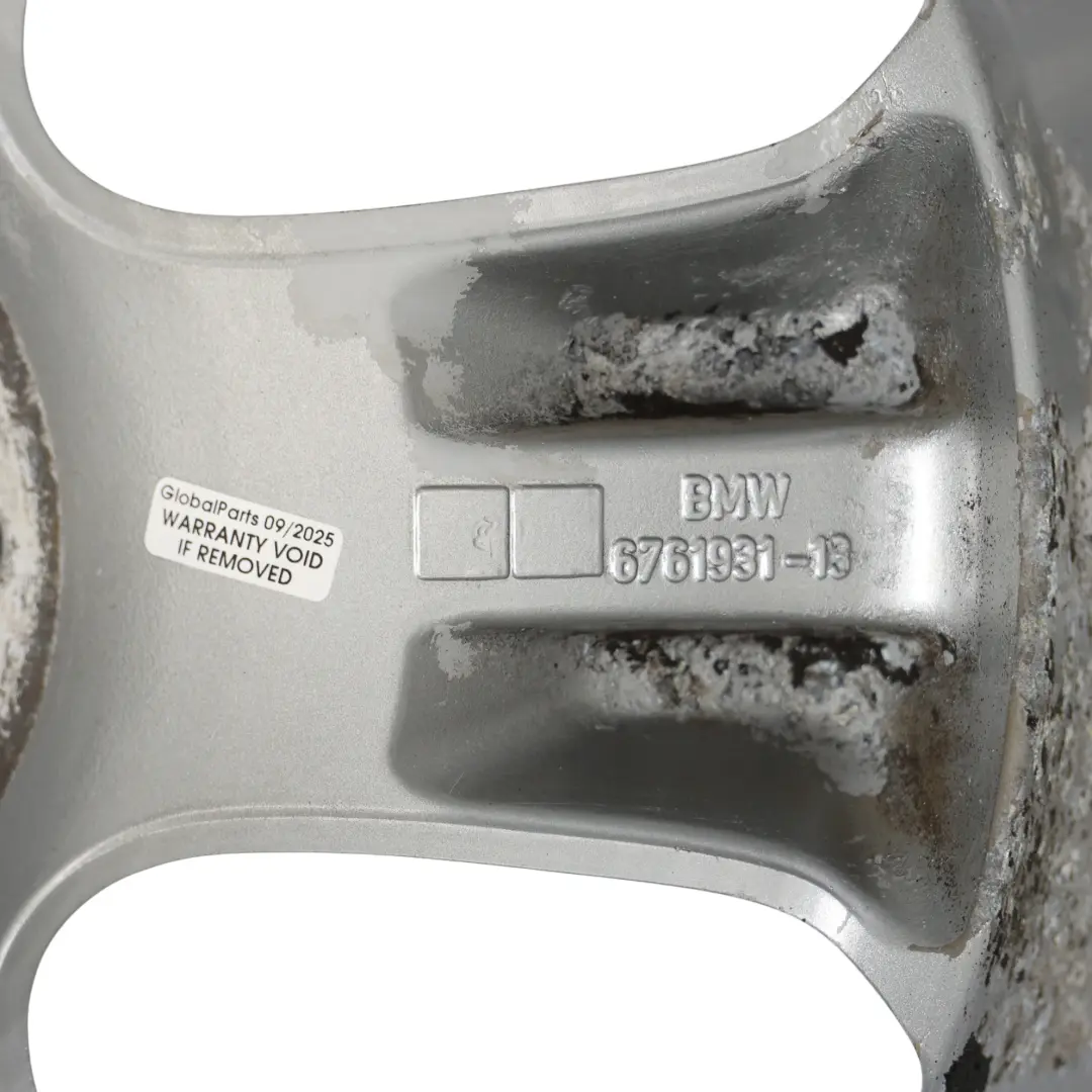 BMW X5 E53 Front Silver Wheel Alloy Rim 19" Star Spoke 132 9J ET:48 - SKU 6761931-1 - Part number 6761931