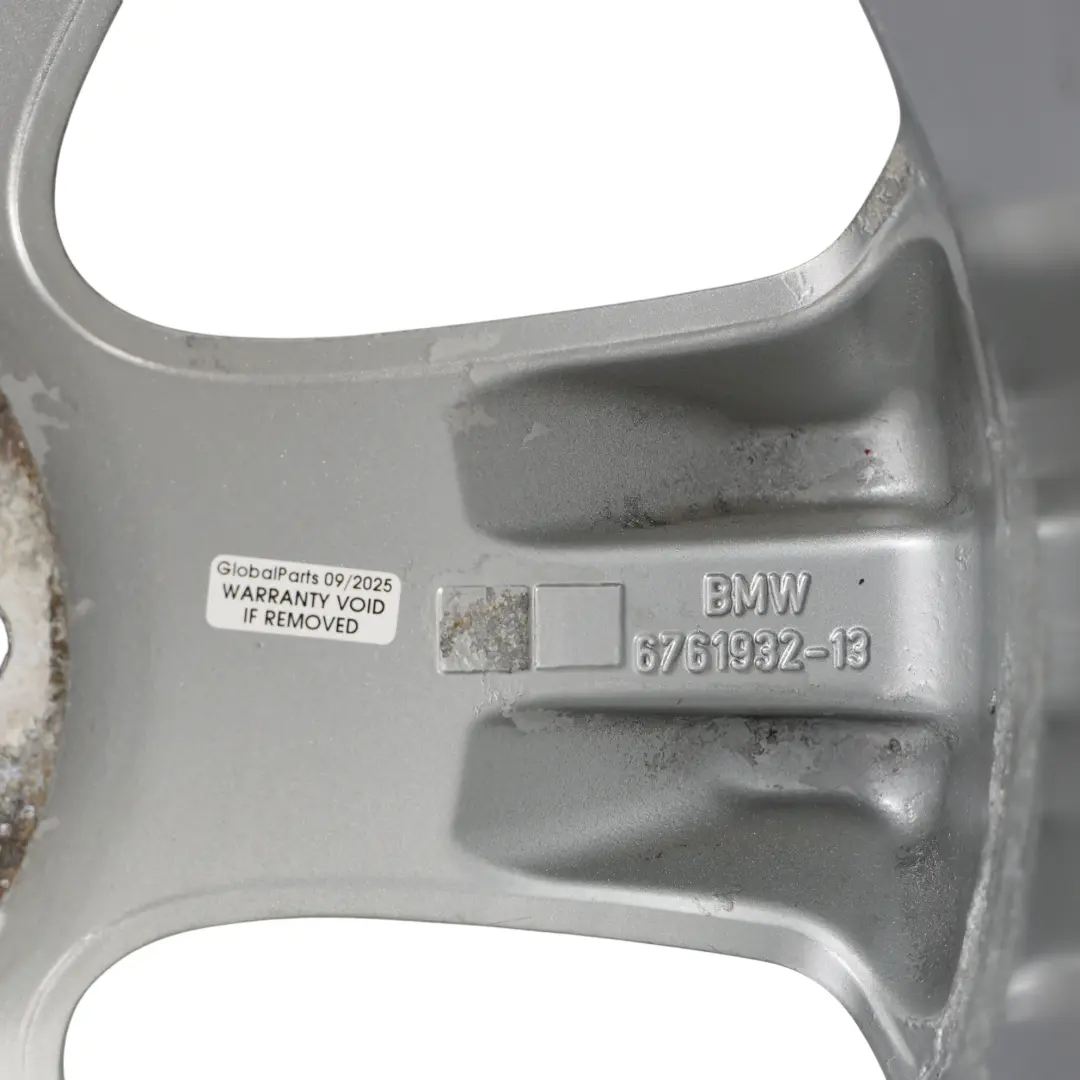 BMW X5 E53 Rear Wheel Alloy Rim Silver 19" 10J ET:45 Star Spoke 132 - SKU 6761932-1 - Part number 6761932