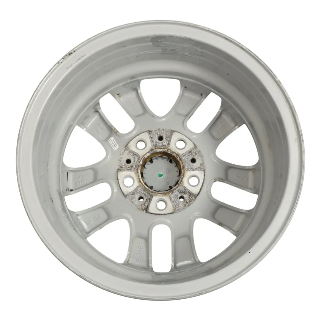 BMW 3 er E90 E91 Silber Alu Felge Alufelge 16" Doppelspeiche 156 7J ET:34 - SKU 6765810-2 - Teilenummer 6765810