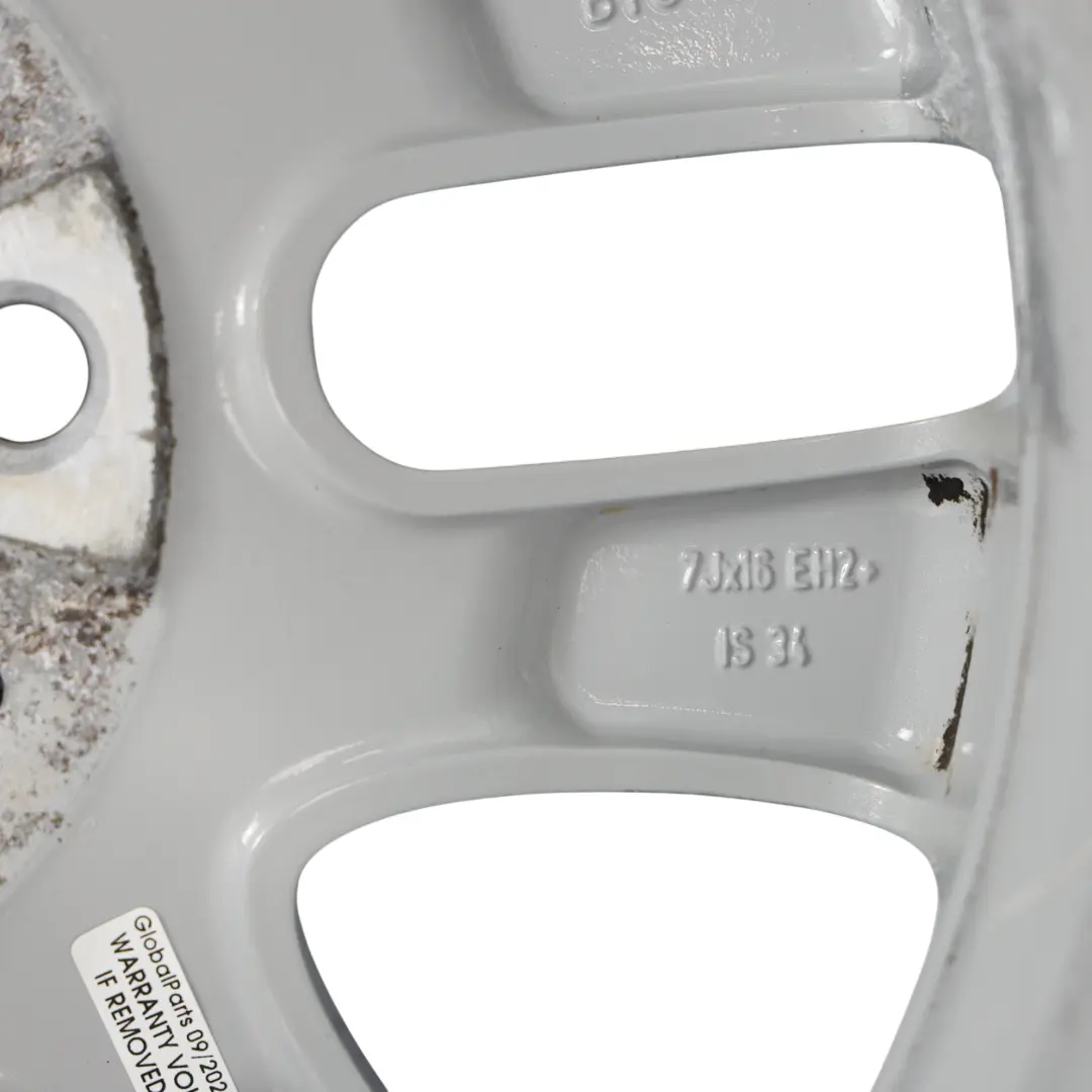 BMW 3 er E90 E91 Silber Alu Felge Alufelge 16" Doppelspeiche 156 7J ET:34 - SKU 6765810-2 - Teilenummer 6765810