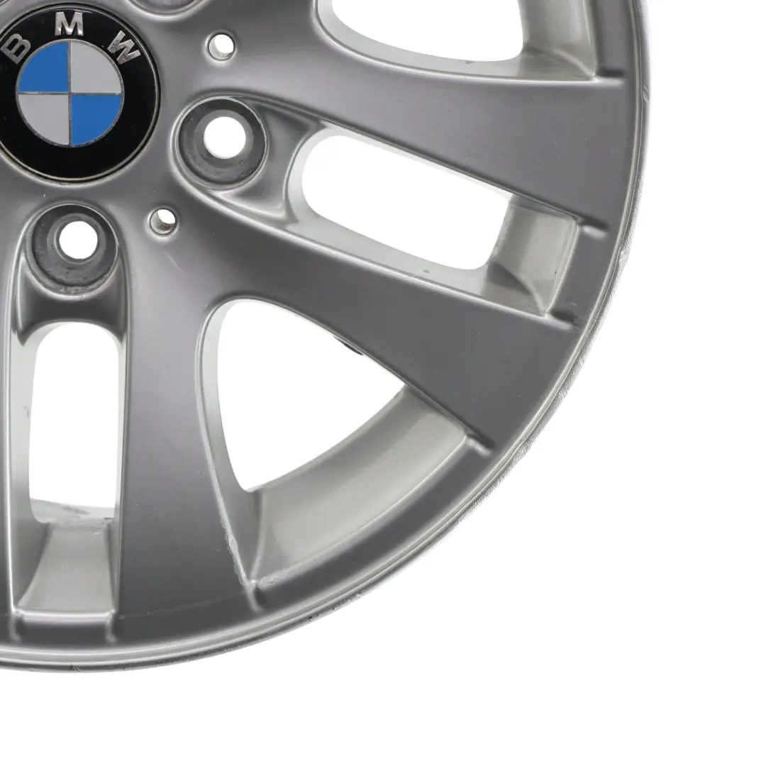 BMW 3 er E90 E91 Silber Alu Felge Alufelge 16" Doppelspeiche 156 7J ET:34 - SKU 6765810-2 - Teilenummer 6765810