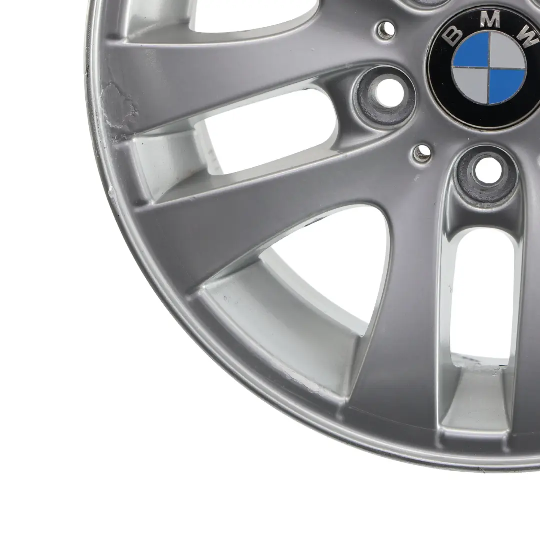 BMW 3 er E90 E91 Silber Alu Felge Alufelge 16" Doppelspeiche 156 7J ET:34 - SKU 6765810-2 - Teilenummer 6765810