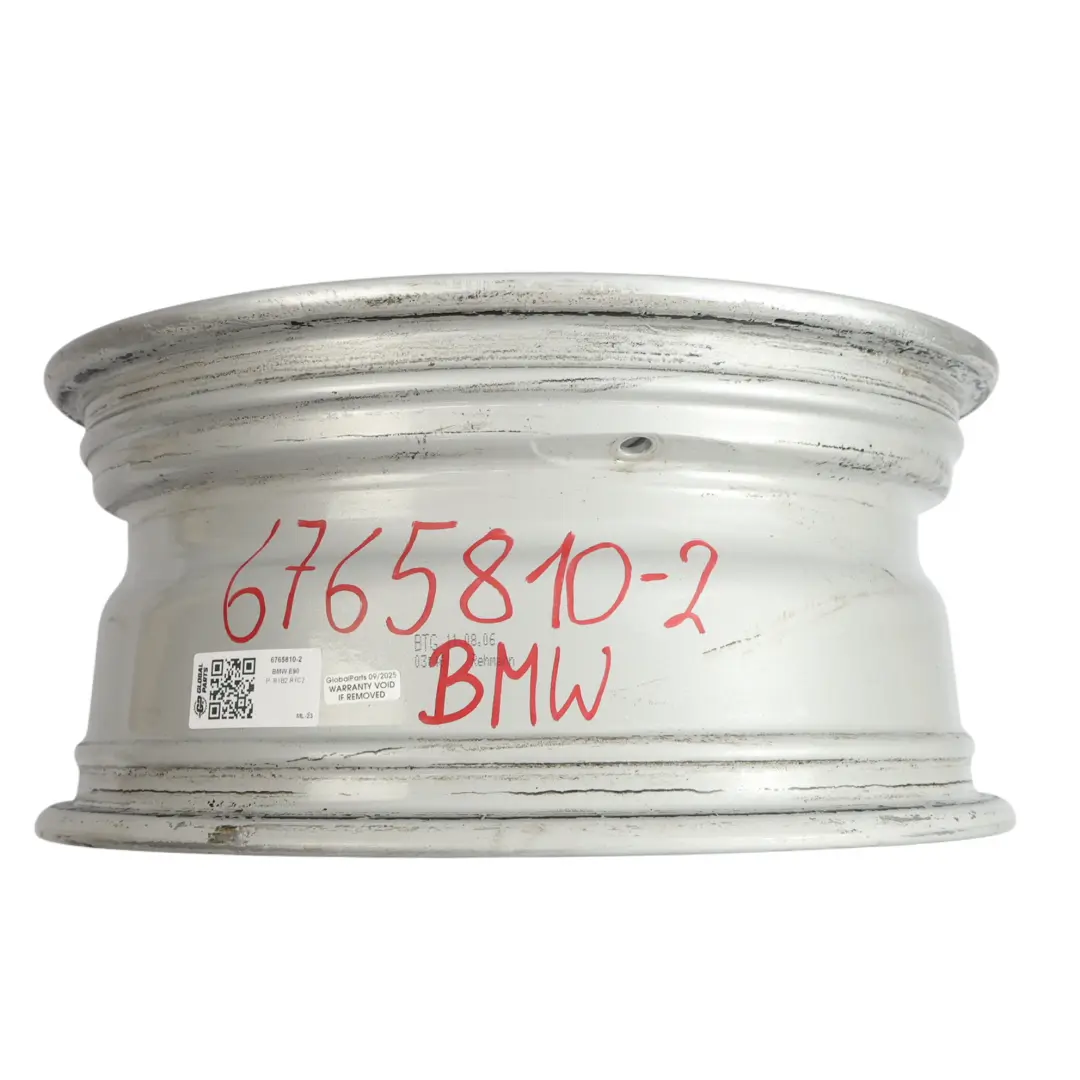 BMW 3 er E90 E91 Silber Alu Felge Alufelge 16" Doppelspeiche 156 7J ET:34 - SKU 6765810-2 - Teilenummer 6765810