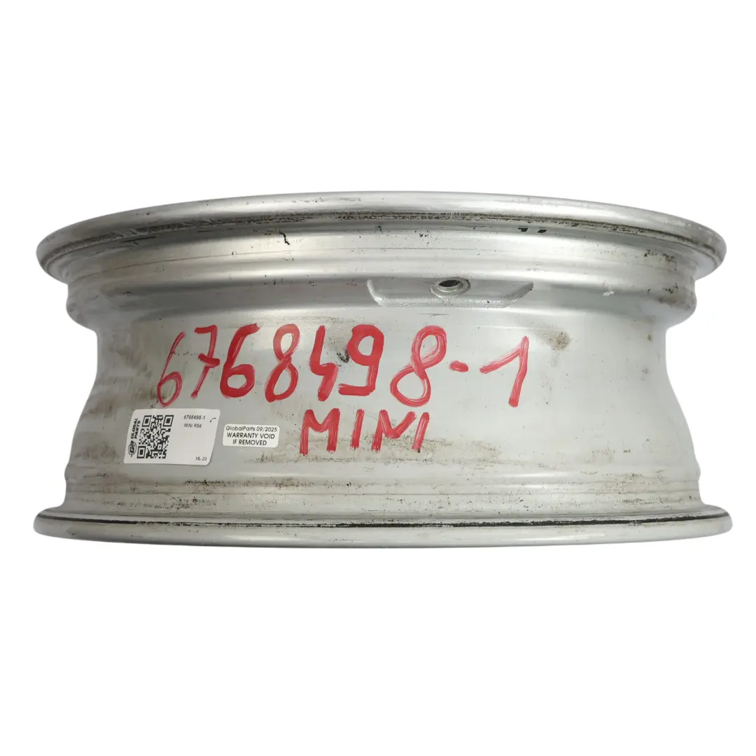 Mini Cooper One R50 R55 R56 Silver Wheel Alloy Rim 15" 5-Start Spooler 100 - SKU 6768498-1 - Part number 6768498