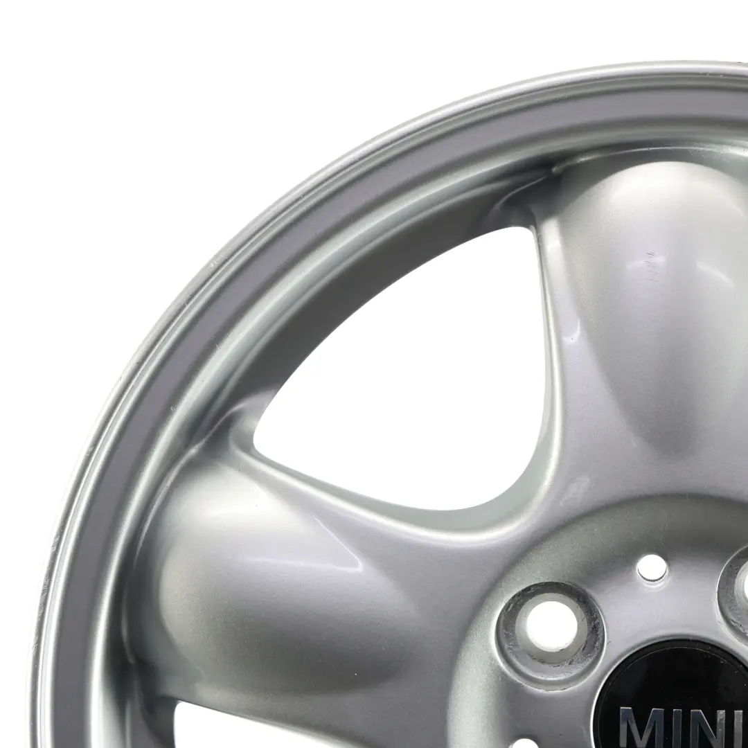 Mini One R50 R55 R56 Jante Alliage Argent 15" 5,5J 5-Start Spooler 100 - SKU 6768498-2 - Numéro de pièce 6768498