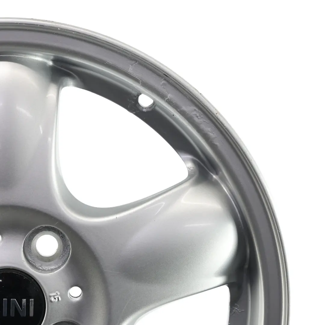 Mini One R50 R55 R56 Jante Alliage Argent 15" 5,5J 5-Start Spooler 100 - SKU 6768498-2 - Numéro de pièce 6768498