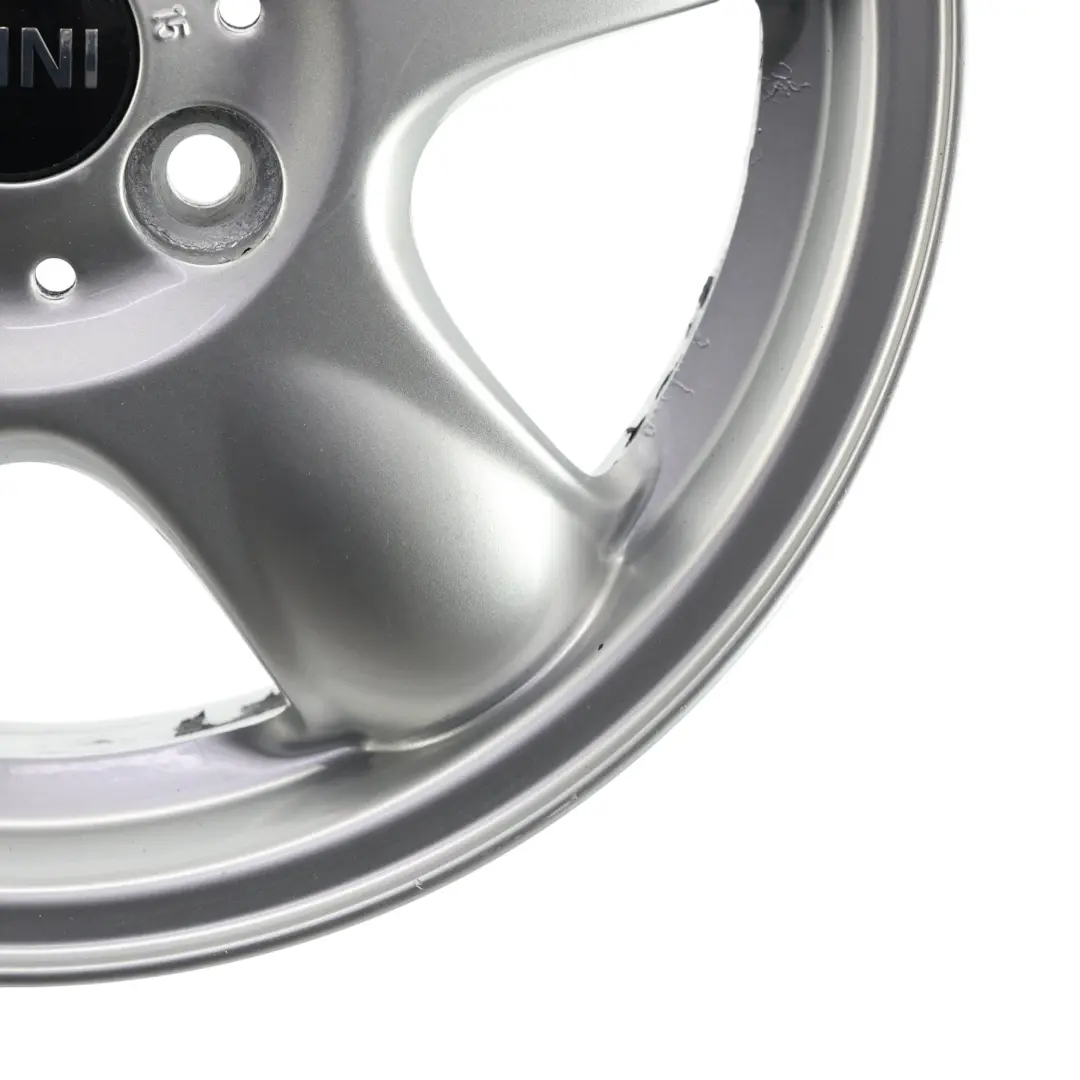 Mini One R50 R55 R56 Jante Alliage Argent 15" 5,5J 5-Start Spooler 100 - SKU 6768498-2 - Numéro de pièce 6768498