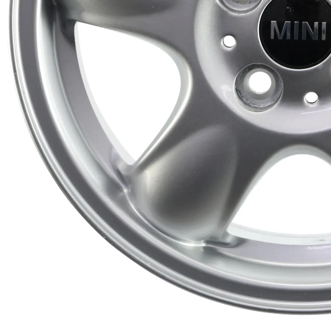 Mini One R50 R55 R56 Jante Alliage Argent 15" 5,5J 5-Start Spooler 100 - SKU 6768498-2 - Numéro de pièce 6768498