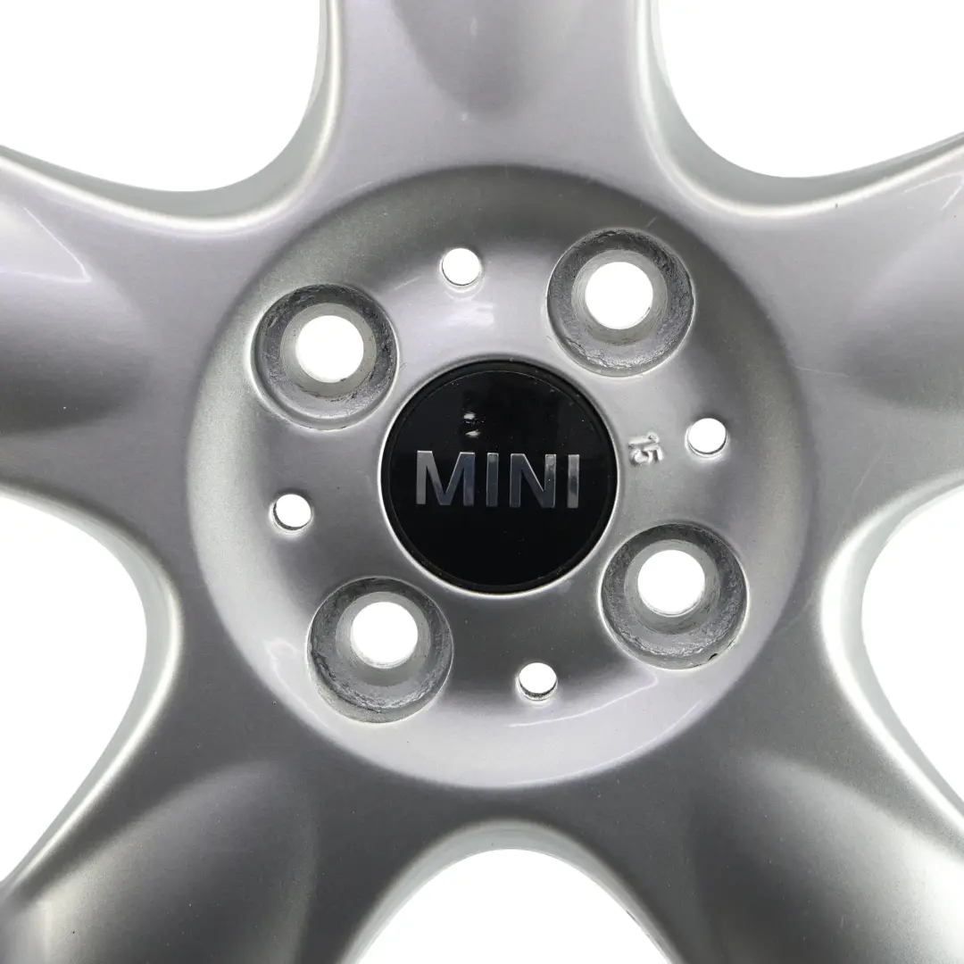 Mini One R50 R55 R56 Jante Alliage Argent 15" 5,5J 5-Start Spooler 100 - SKU 6768498-2 - Numéro de pièce 6768498