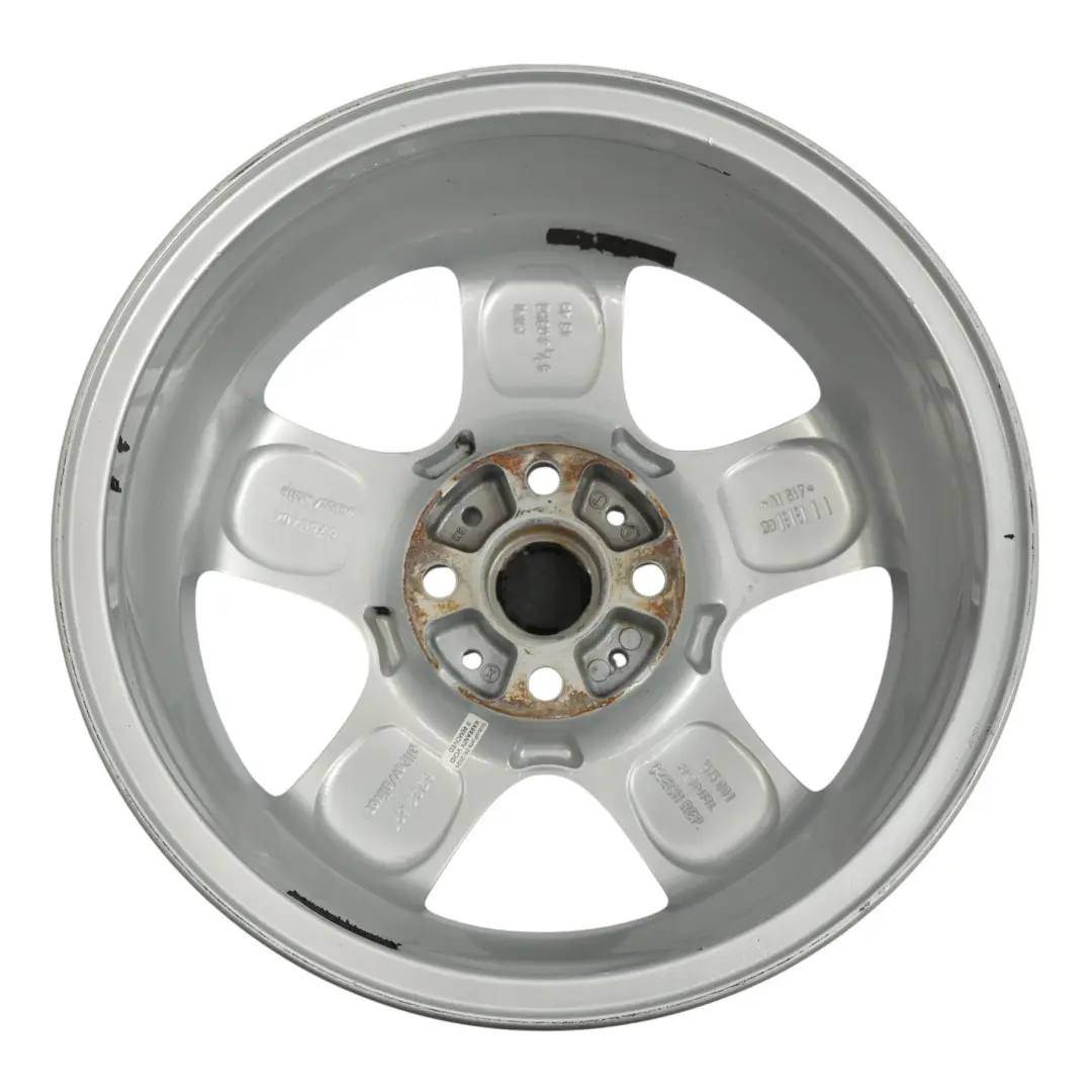 Mini Cooper One R50 R55 R56 Silver Wheel Alloy Rim 15" 5,5J 5-Start Spooler 100 - SKU 6768498-3 - Part number 6768498
