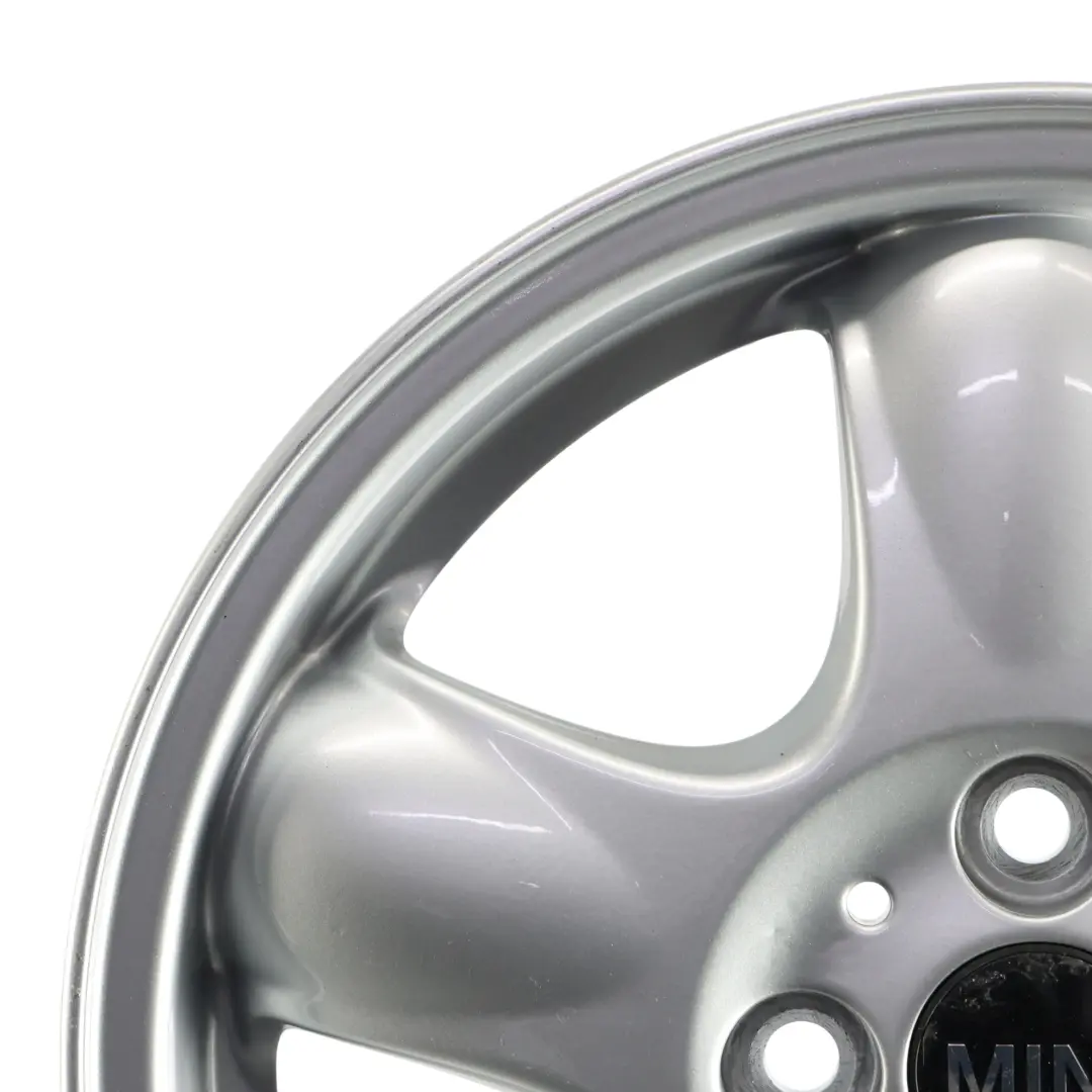 Mini Cooper One R50 R55 R56 Silver Wheel Alloy Rim 15" 5,5J 5-Start Spooler 100 - SKU 6768498-3 - Part number 6768498