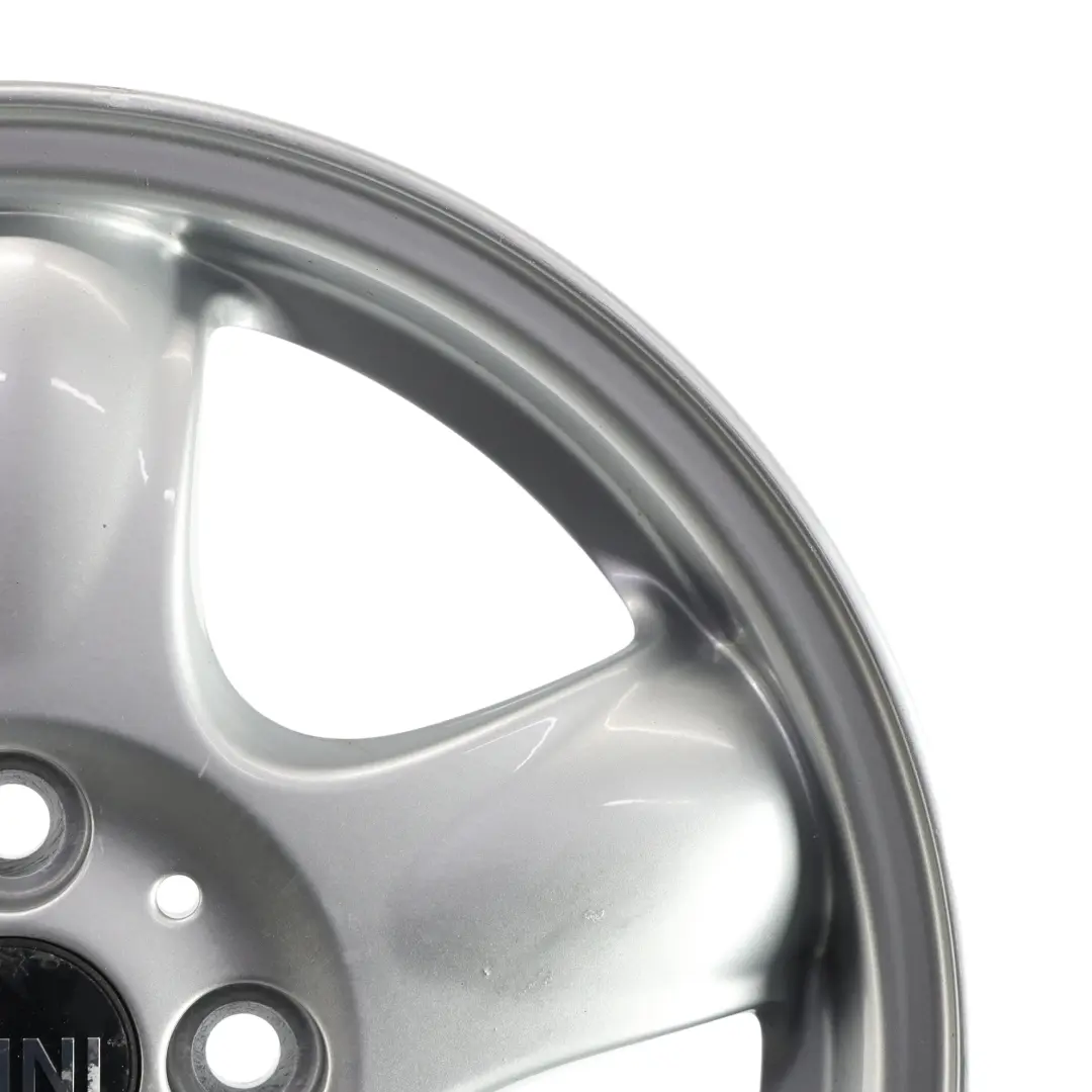 Mini Cooper One R50 R55 R56 Silver Wheel Alloy Rim 15" 5,5J 5-Start Spooler 100 - SKU 6768498-3 - Part number 6768498