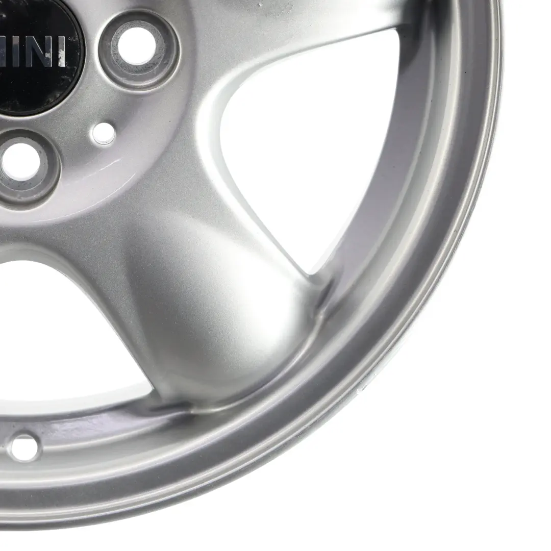 Mini Cooper One R50 R55 R56 Silver Wheel Alloy Rim 15" 5,5J 5-Start Spooler 100 - SKU 6768498-3 - Part number 6768498