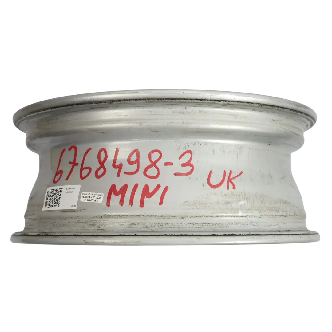 Mini Cooper One R50 R55 R56 Silver Wheel Alloy Rim 15" 5,5J 5-Start Spooler 100 - SKU 6768498-3 - Part number 6768498