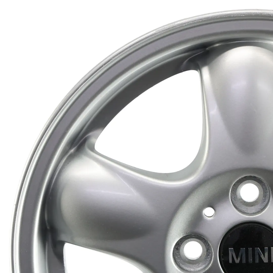 Alloy Rim 15" 5,5J ET:45 5-Start Spooler 100 to Mini Cooper R50 R56 Silver Wheel with Part number 6768498 Mini Cooper R50 R56 Silver Wheel Alloy Rim 15" 5,5J ET:45 5-Start Spooler 100 - SKU 6768498-7 - Part number 6768498