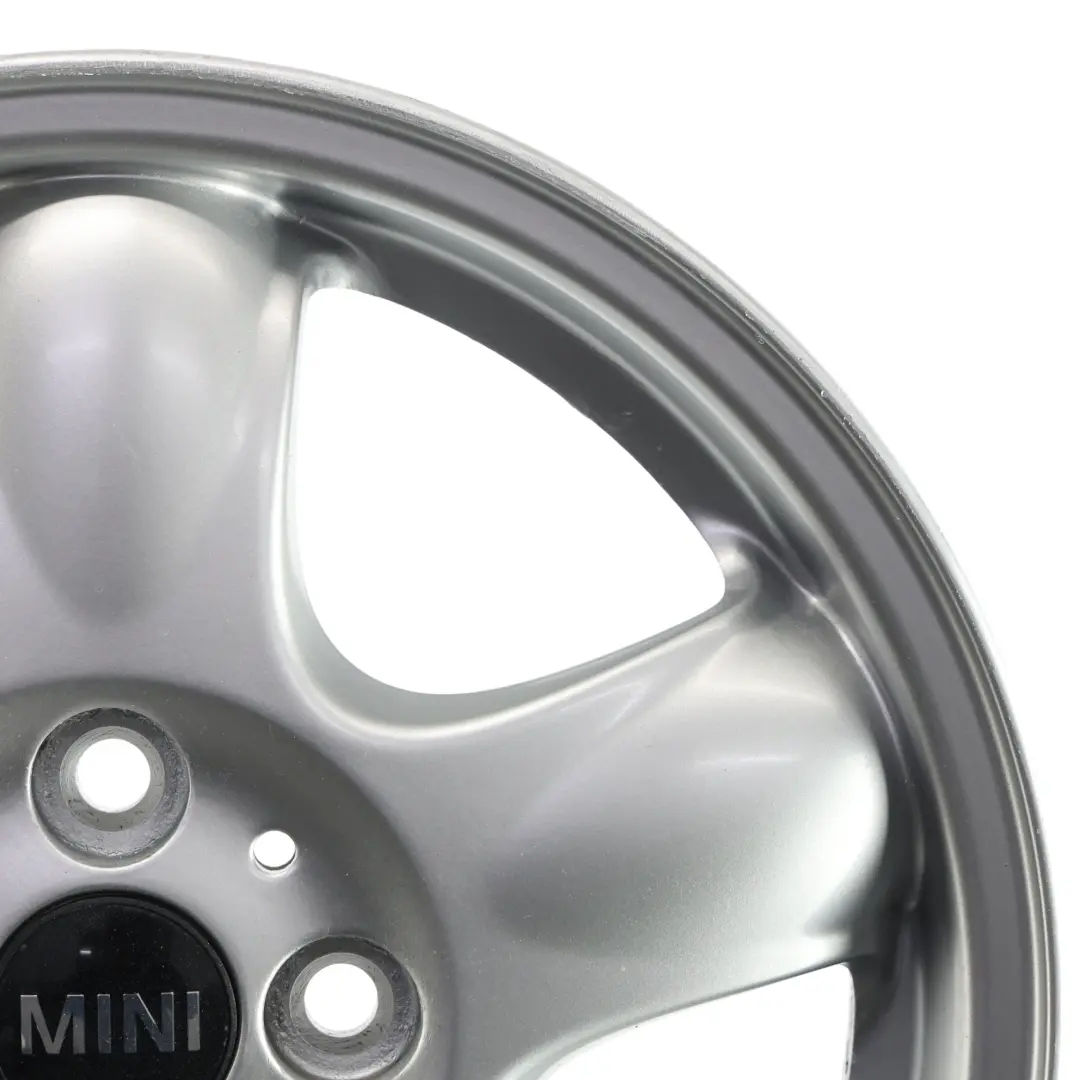 Silberne Leicht metall felge 15" 5,5J ET:45 5-Start Spooler 100 für Mini R50 R56 mit Teilenummer 6768498 Mini R50 R56 Silberne Leicht metall felge 15" 5,5J ET:45 5-Start Spooler 100 - SKU 6768498-7 - Teilenummer 6768498