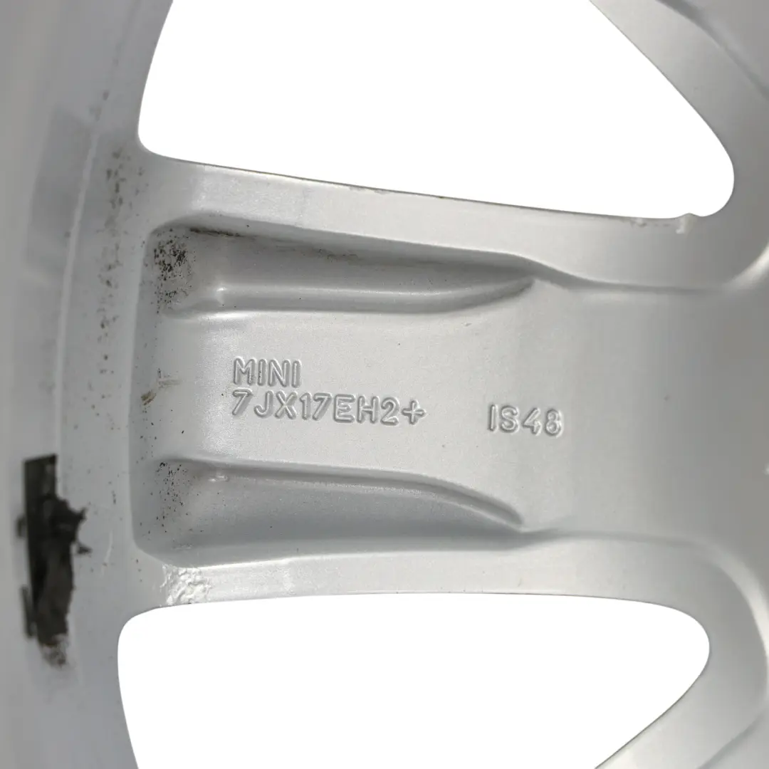 Mini Cooper One R50 R53 R55 R56 Silver Jantes Alu Alliage 17 " 7J Et : 48 - SKU 6769411-1 - Numéro de pièce 6769411