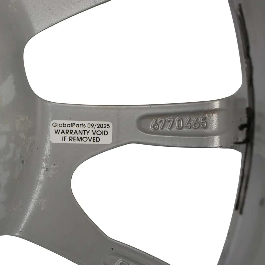 Hinten Alu Felge 18" Radialspeiche 216 8,5J ET:37 für BMW E90 E91 E92 mit Teilenummer 6770465 BMW E90 E91 E92 Hinten Alu Felge 18" Radialspeiche 216 8,5J ET:37 - SKU 6770465-2 - Teilenummer 6770465