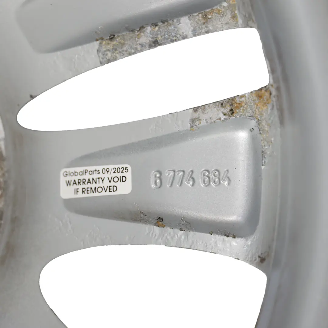 BMW E81 E82 E87 E88 Alloy Wheel Rim 16" V-spoke 229 ET:44 7J - SKU 6774684-2 - Part number 6774684