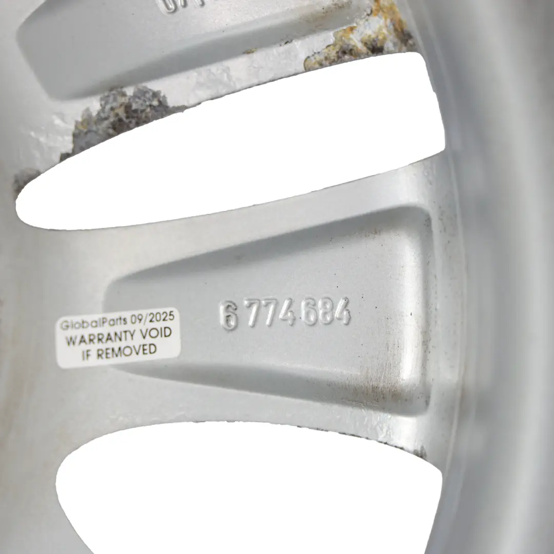 Alufelge Alu Felge 16" Rad V-Speiche 229 7J ET:44 für BMW E81 E82 E87 E88 mit Teilenummer 6774684 BMW E81 E82 E87 E88 Alufelge Alu Felge 16" Rad V-Speiche 229 7J ET:44 - SKU 6774684-3 - Teilenummer 6774684