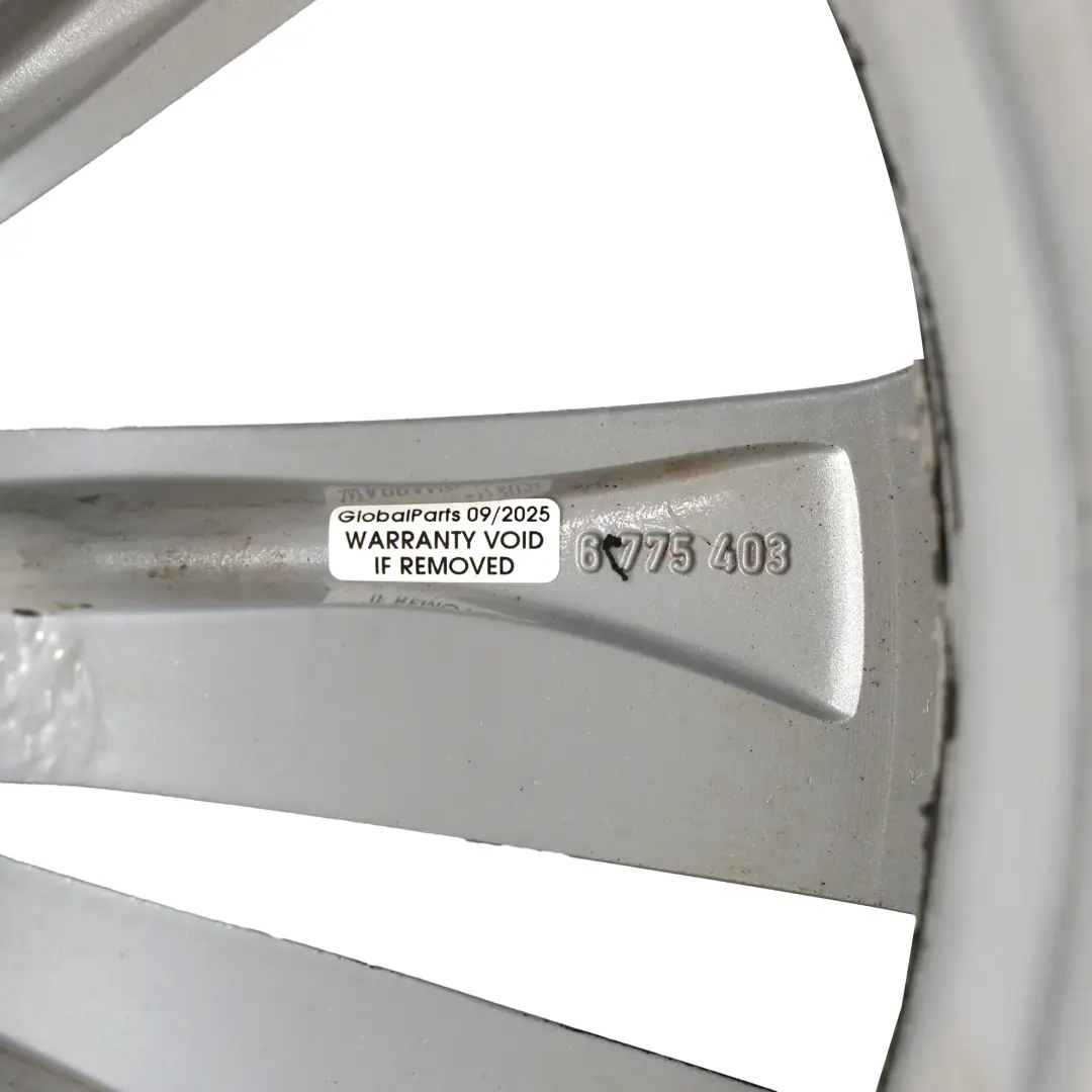  Cerchio Ruota BMW F01 F07 F12 Argento Lega 18" Doppie Razze 234 8J Et:30 - SKU 6775403-1 - Numero di parte 6775403