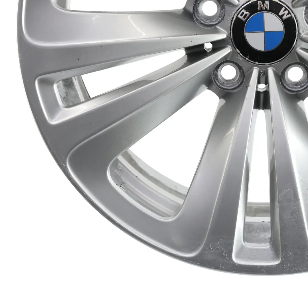 Rim BMW F01 F07 F12 Silver Alloy 18" Dual Spoke 234 8J ET:30 to Wheel with Part number 6775403 Wheel Rim BMW F01 F07 F12 Silver Alloy 18" Dual Spoke 234 8J ET:30 - SKU 6775403-2 - Part number 6775403
