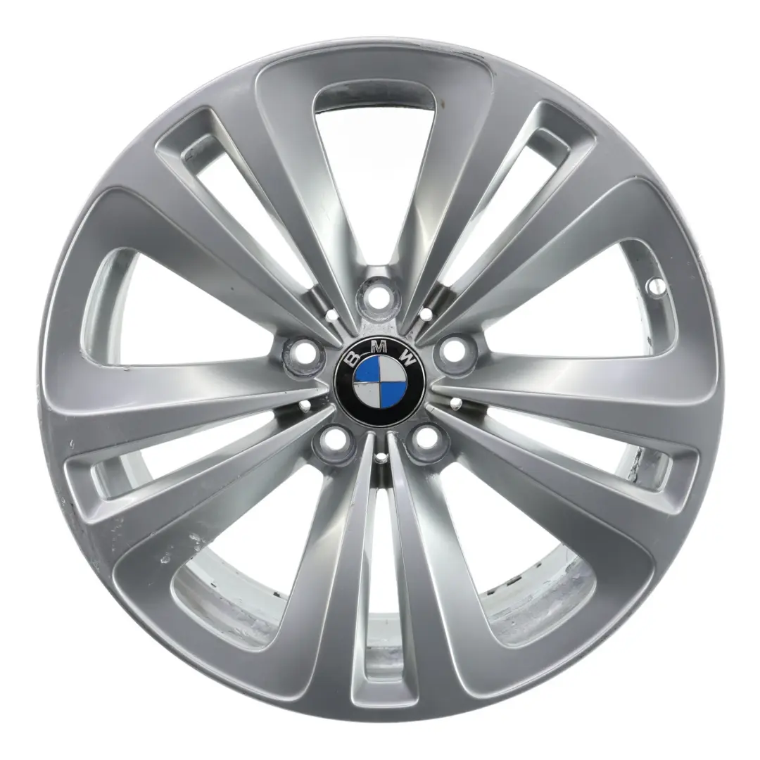 Rim Alloy Silver 18" Dual Spoke 234 8J ET:30 to BMW F01 F07 F12 Wheel with Part number 6775403 BMW F01 F07 F12 Wheel Rim Alloy Silver 18" Dual Spoke 234 8J ET:30 - SKU 6775403-3 - Part number 6775403