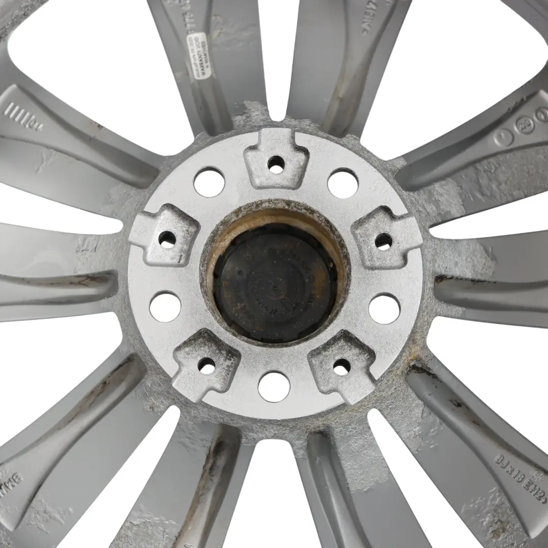 BMW F01 F07 F12 Wheel Rim Alloy Silver 18" Dual Spoke 234 8J ET:30 - SKU 6775403-3 - Part number 6775403