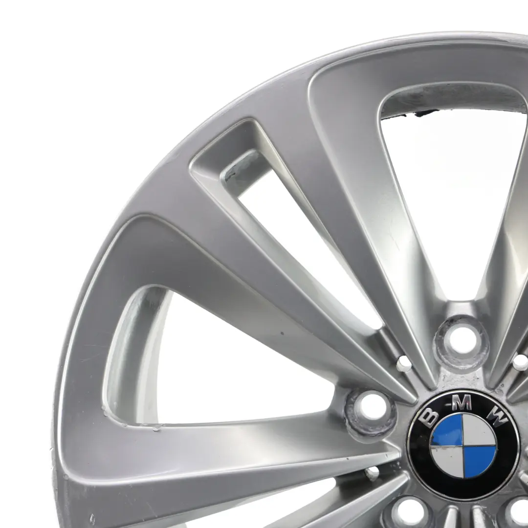 BMW F01 F07 F12 Wheel Rim Alloy Silver 18" Dual Spoke 234 8J ET:30 - SKU 6775403-3 - Part number 6775403