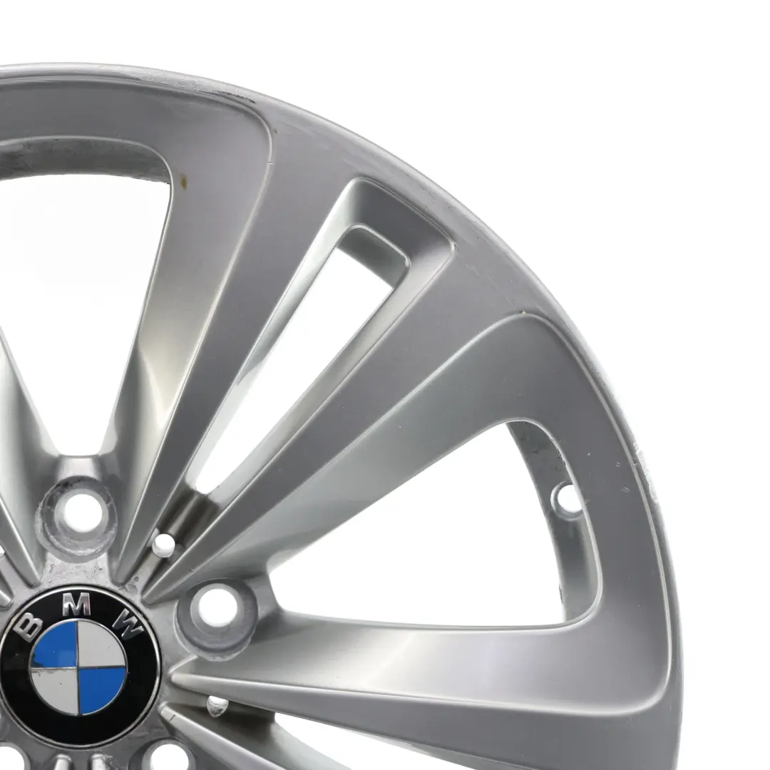 BMW F01 F07 F12 Wheel Rim Alloy Silver 18" Dual Spoke 234 8J ET:30 - SKU 6775403-3 - Part number 6775403