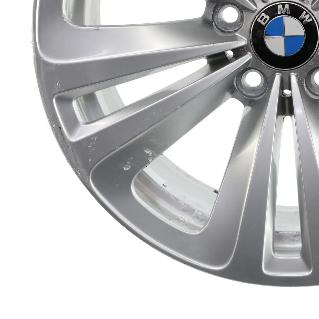 BMW F01 F07 F12 Wheel Rim Alloy Silver 18" Dual Spoke 234 8J ET:30 - SKU 6775403-3 - Part number 6775403