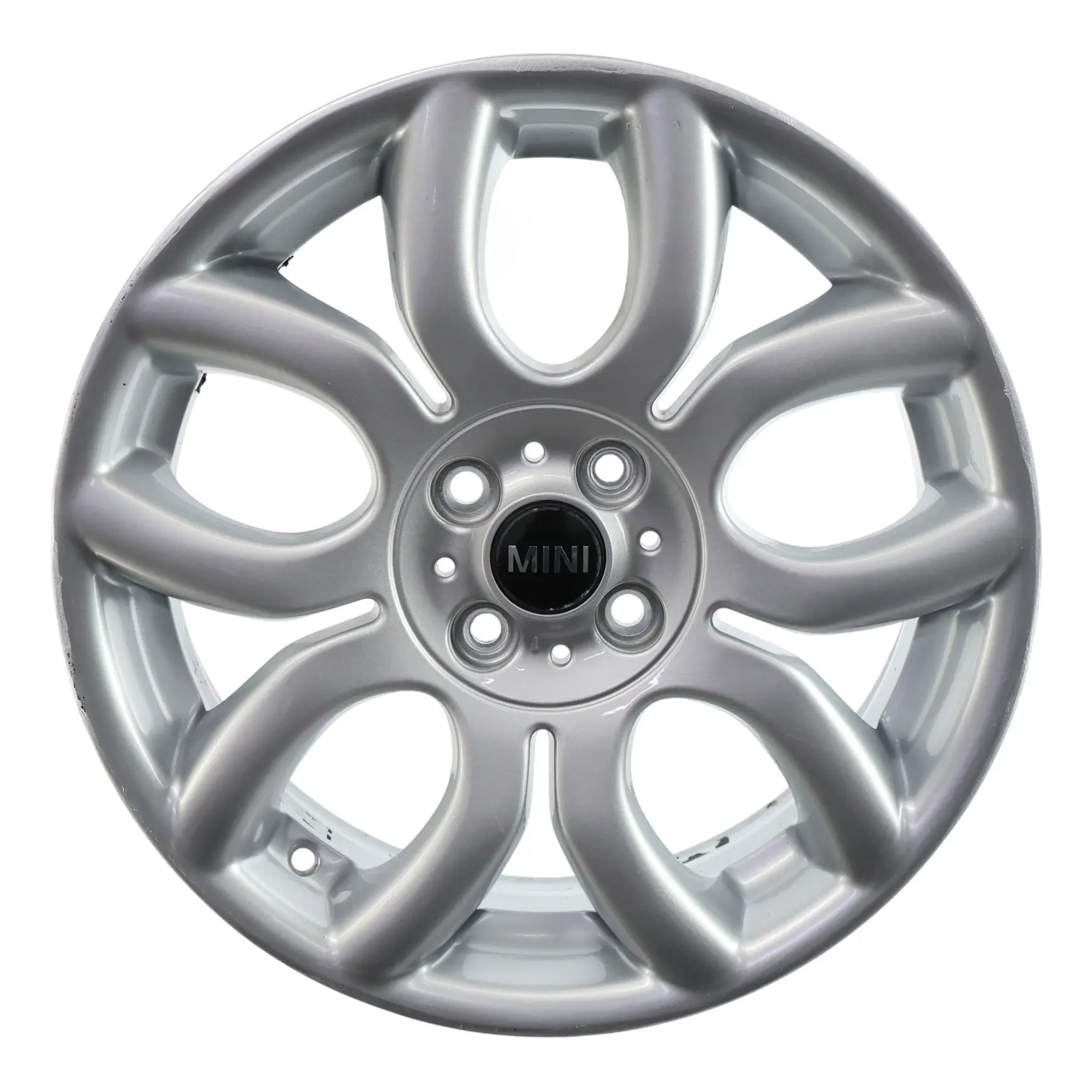 Mini Cooper R50 R55 R56 R57 Silber Alu Felge 17" 7J Flamme Speiche 97
