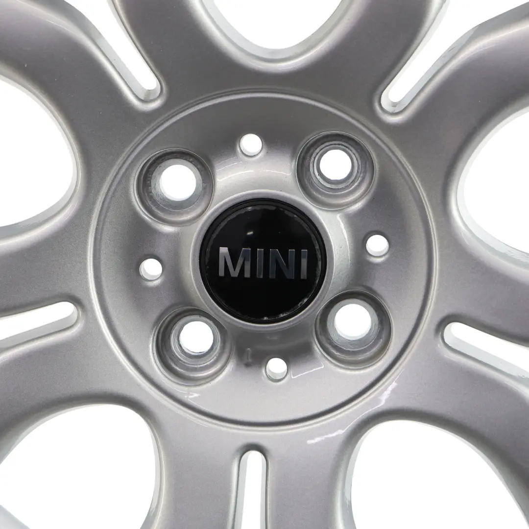 llanta De aleacion De plata 17 "7J Flame Spoke 97 para Mini Cooper R50 R55 R56 R57 con número de pieza 6775685 Mini Cooper R50 R55 R56 R57 llanta De aleacion De plata 17 "7J Flame Spoke 97 - SKU 6775685-1 - Número de pieza 6775685