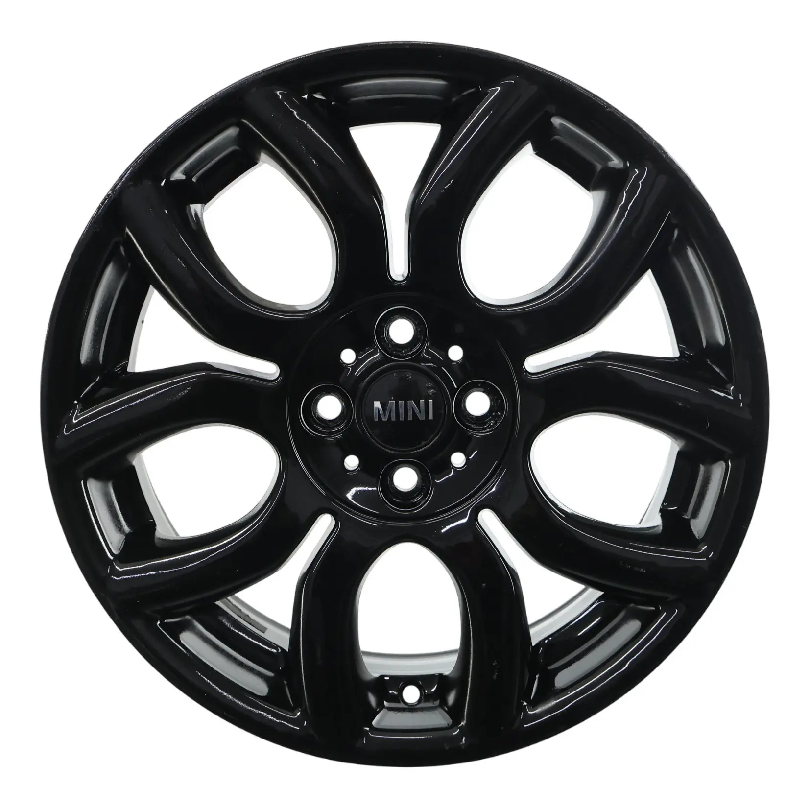 Mini Cooper R50 R55 R56 Schwarz Alu Felge 17" 7J ET:48 Flamme Speiche 97