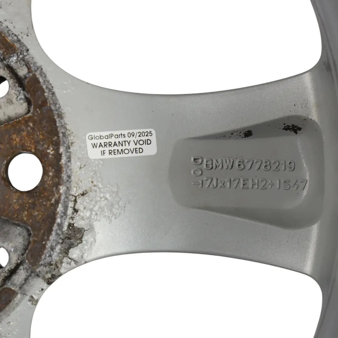BMW 1 E81 E82 E87 Jantes Alu Alliage 17 " Rayons en etoe 256 7J Et : 47 - SKU 6778219-1 - Numéro de pièce 6778219