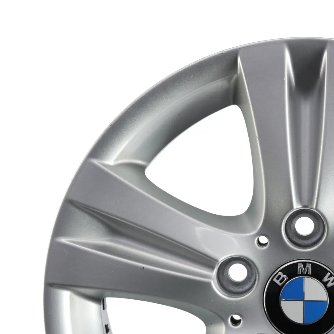 BMW E81 E87 E88 Silberne Leicht metall felge 16" 7J ET:44 Doppel speiche - SKU 6779696-7 - Teilenummer 6779696