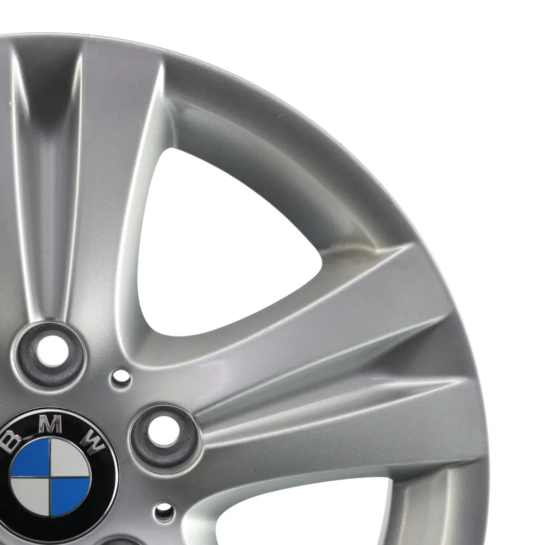 BMW E81 E87 E88 Jante argentée en alliage 16" 7J ET:44 Double Spoke 222 - SKU 6779696-7 - Numéro de pièce 6779696