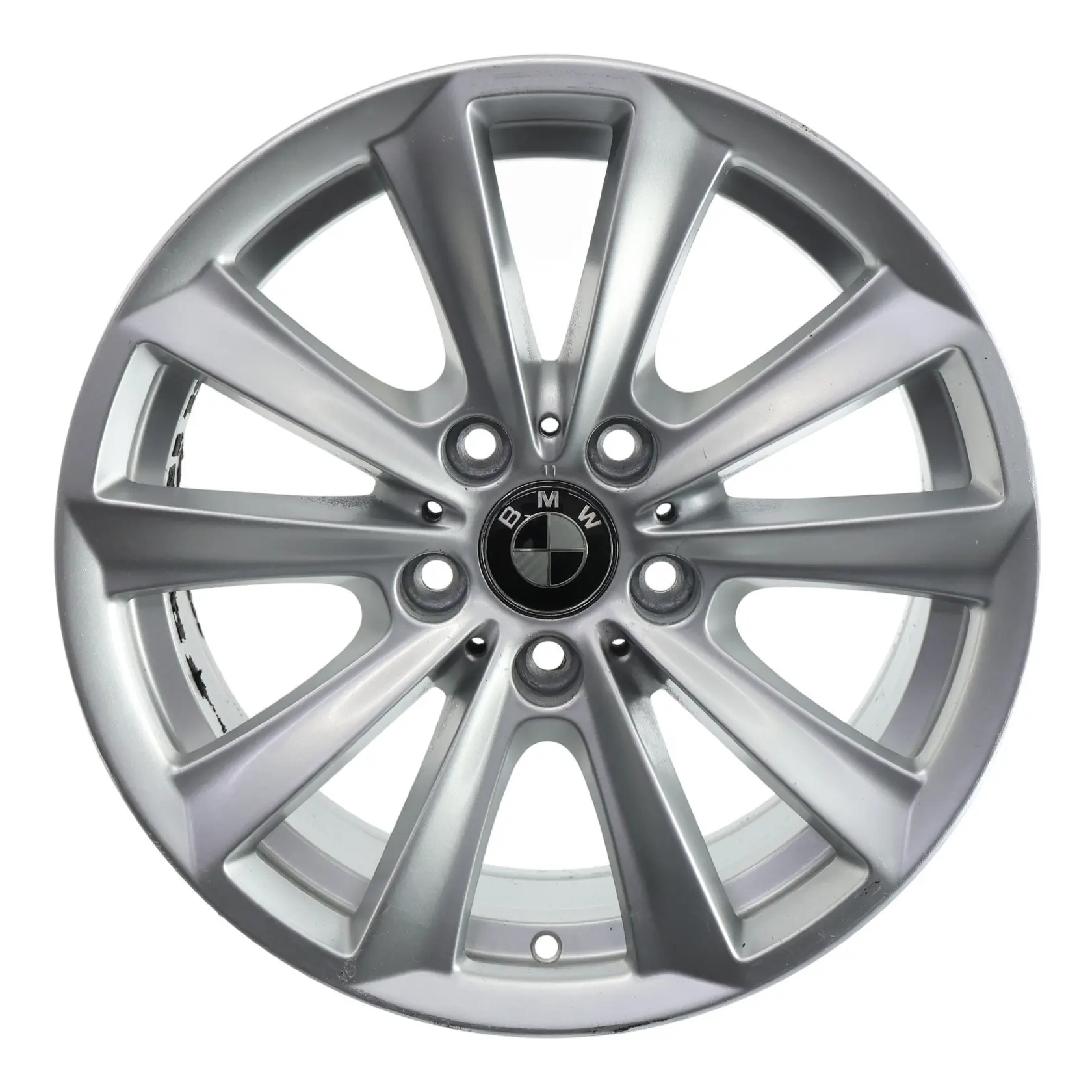 BMW F10 F11 F12 Silver Alloy Wheel Rim 17" V Spoke 236 8J ET:30 6780720