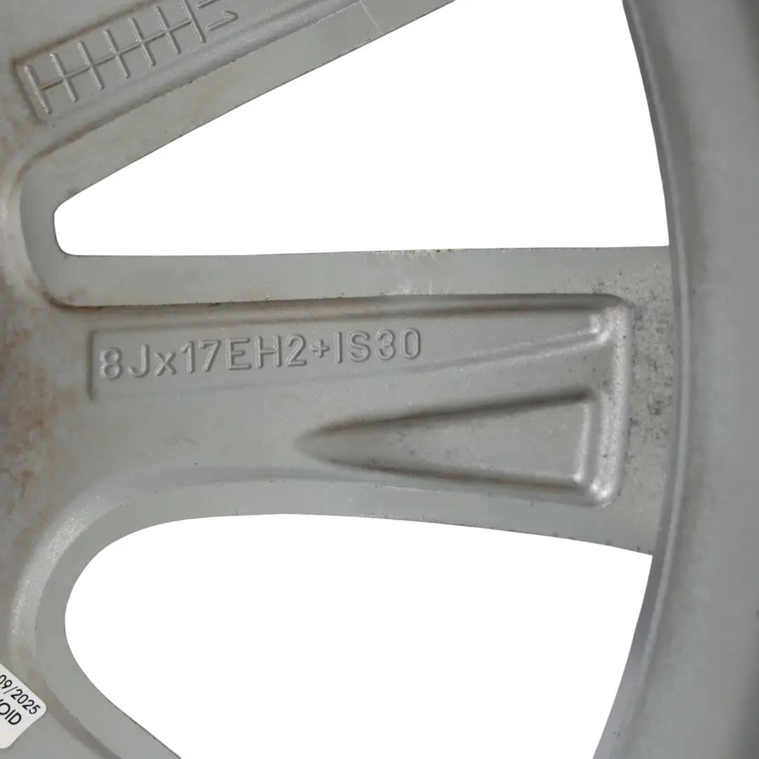 BMW F10 F11 F12 Silver Alloy Wheel Rim 17" V Spoke 236 8J ET:30 - SKU 6780720-2 - Part number 6780720