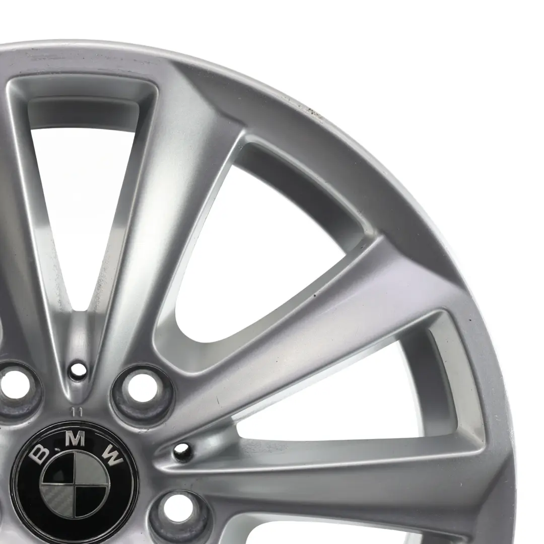 BMW F10 F11 F12 Silver Alloy Wheel Rim 17" V Spoke 236 8J ET:30 - SKU 6780720-2 - Part number 6780720