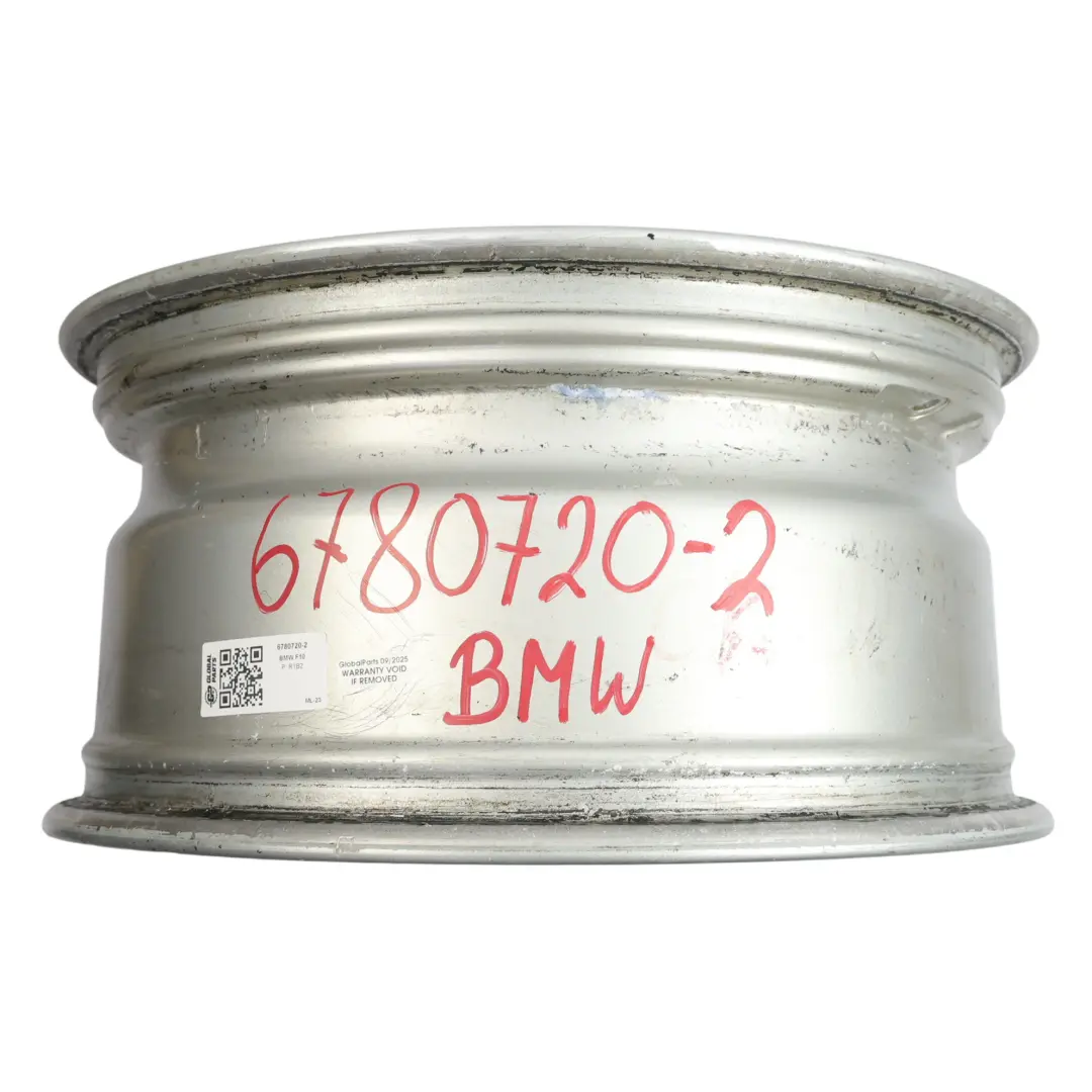 BMW F10 F11 F12 Silver Alloy Wheel Rim 17" V Spoke 236 8J ET:30 - SKU 6780720-2 - Part number 6780720